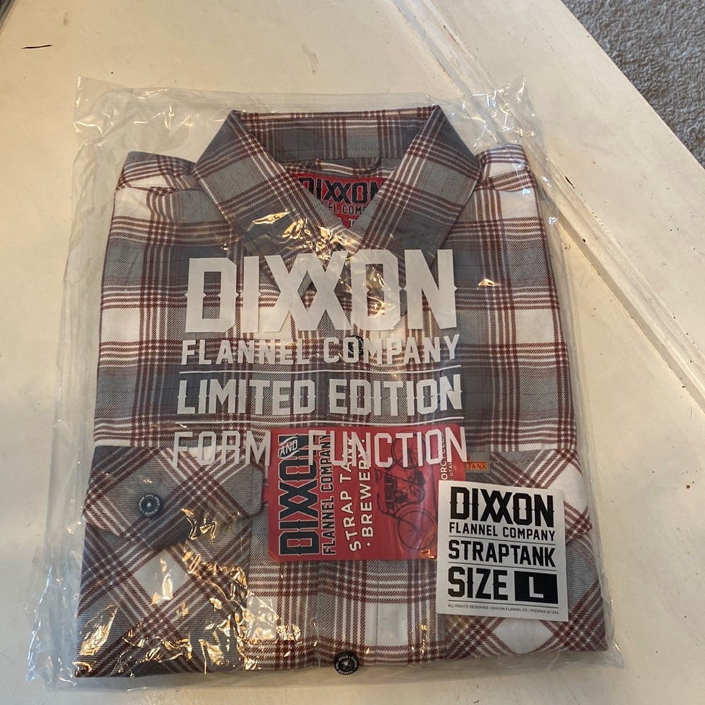 NWT- Dixxon Straptank flannel